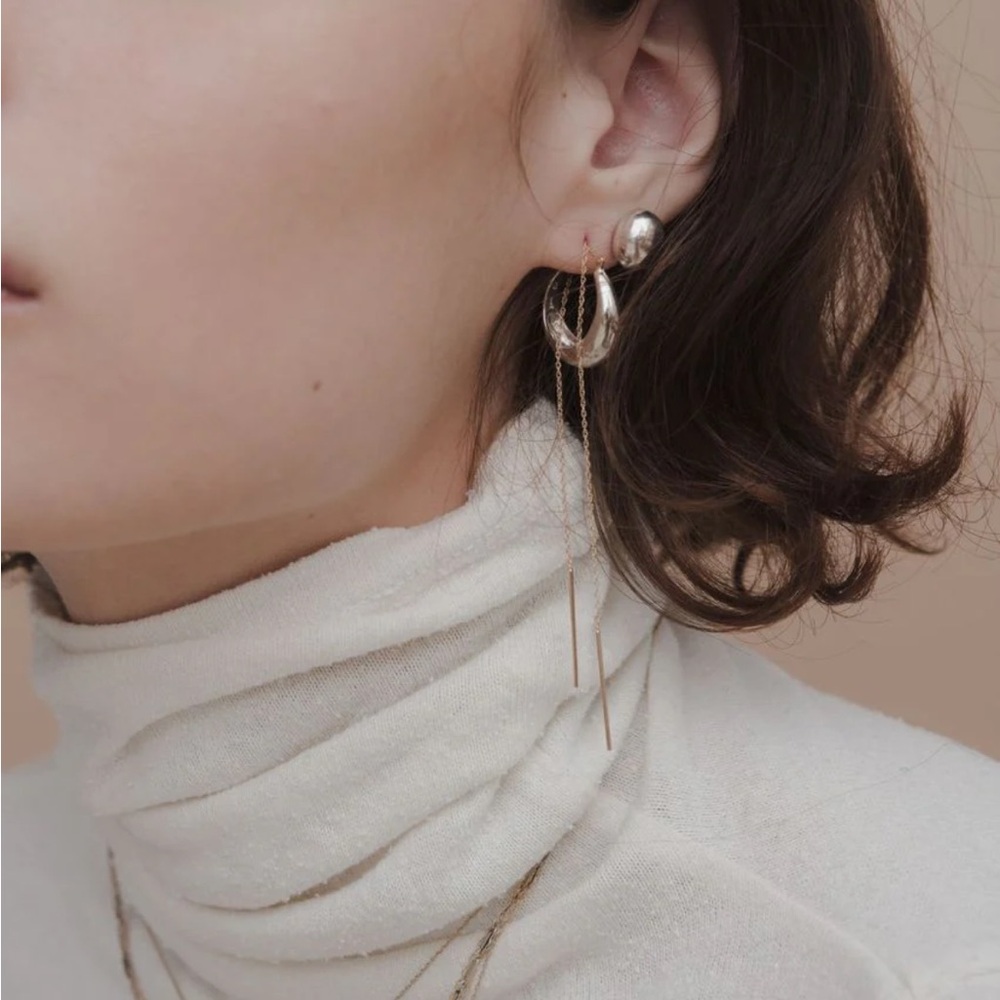 Blanca Monros Gomez, Catbird NYC - Sterling Silver Dome Hoops - Women Jewelry